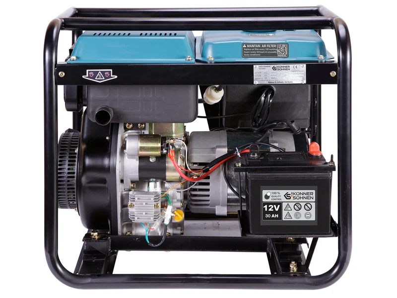 "Könner & Söhnen" Diesel-Generator KS 8100HDE-1/3 ATSR (EURO V) - 5/6kW Nennleistung - 230/400V