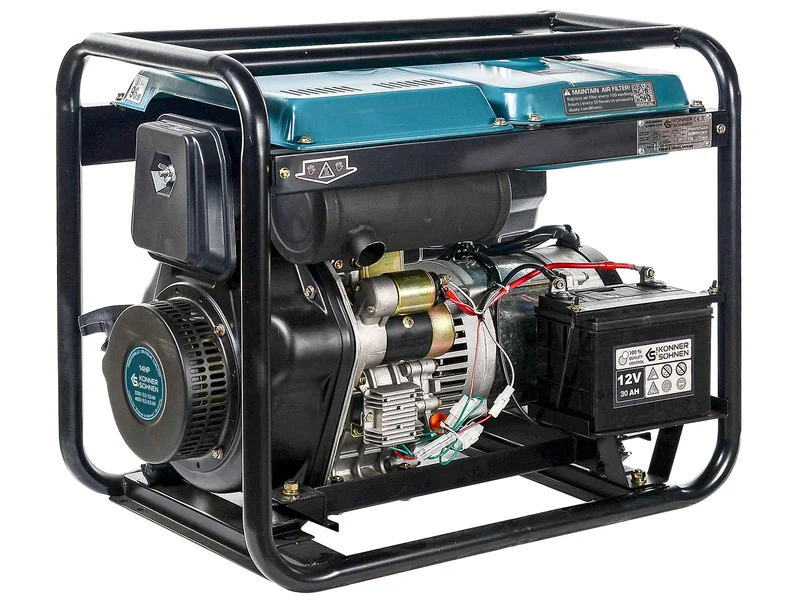 "Könner & Söhnen" Diesel-Generator KS 8100HDE-1/3 ATSR (EURO V) - 5/6kW Nennleistung - 230/400V