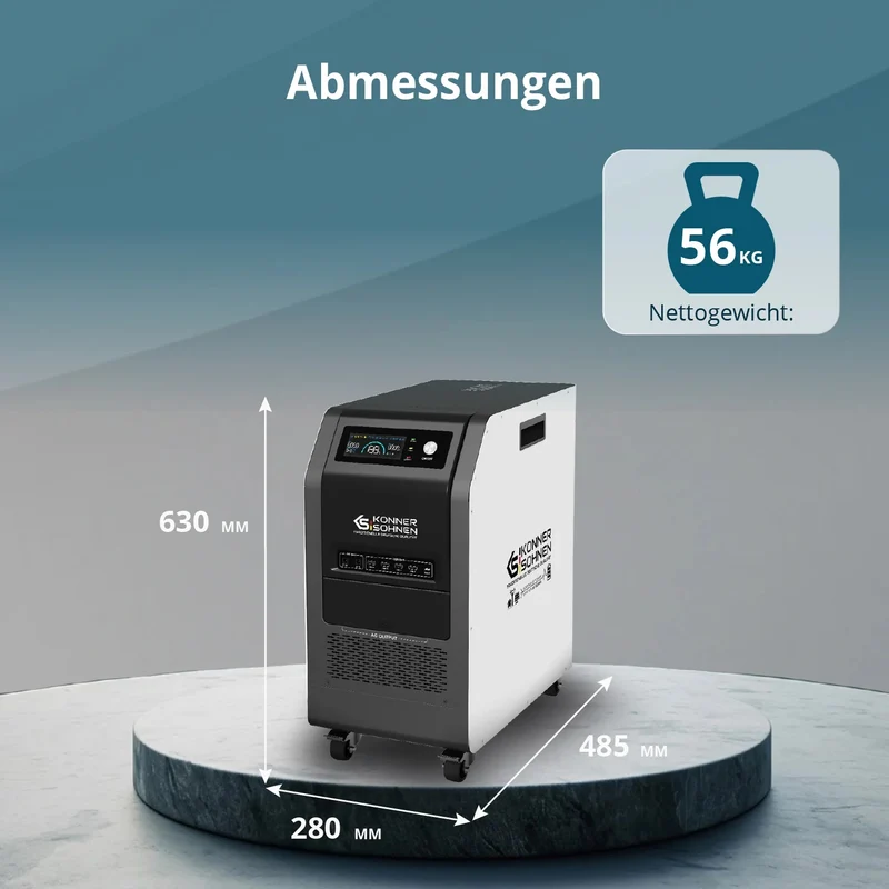 Top-Angebot: "Könner & Söhnen" Tragbare Powerstation KS 5200PS - 5120Wh