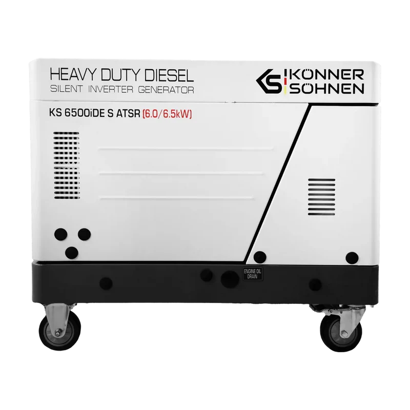 "Könner & Söhnen" Diesel Inverter Generator in Soundproof Casing KS 6500iDE S ATSR - 6kVA Nennleistung - Dieselmotor - 230V