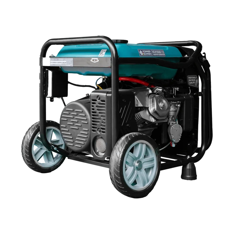 "Könner & Söhnen" Inverter-Generator KS 8100iEG 1/3 - 8kW Nennleistung (230/400V ohne Umschaltverluste abrufbar) - Benzin-/Gasmotor