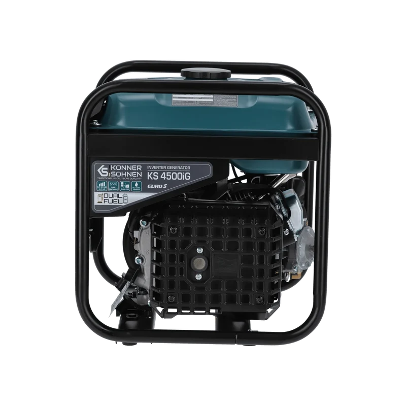 "Könner & Söhnen" Dual-Inverter-Generator KS 4500iG - 4.2kW Nennleistung - Benzin / Gas Motor - 230V