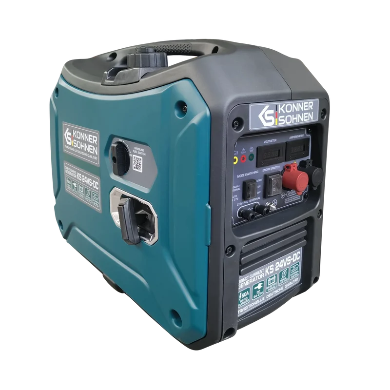 "Könner & Söhnen" Gleichstromgenerator KS 24VS-DC - Benzinmotor - 1.6kW Nennleistung