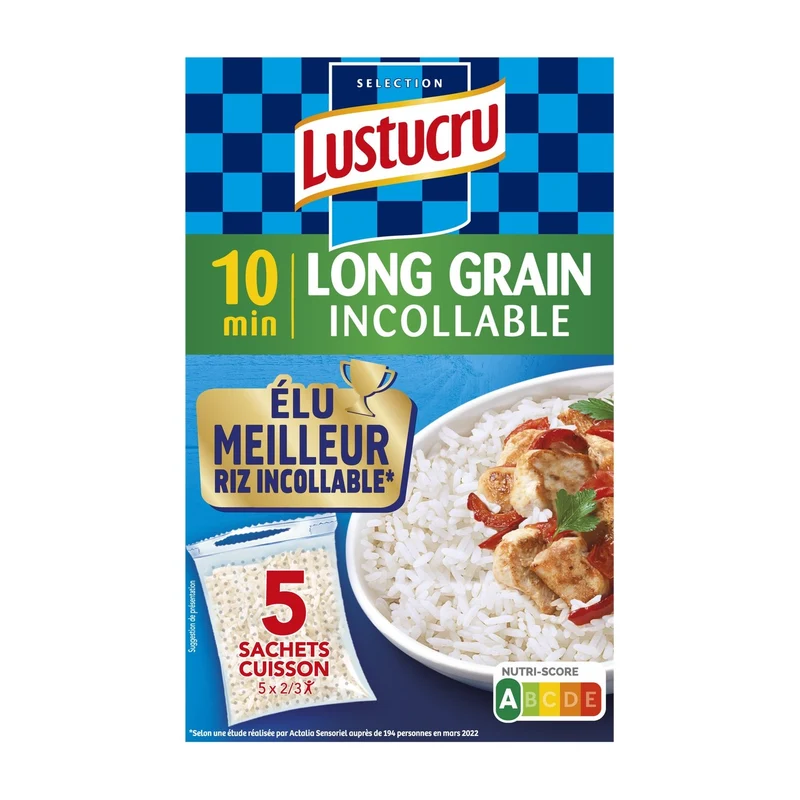 Riz Long Incollable 10min LUSTUCRU