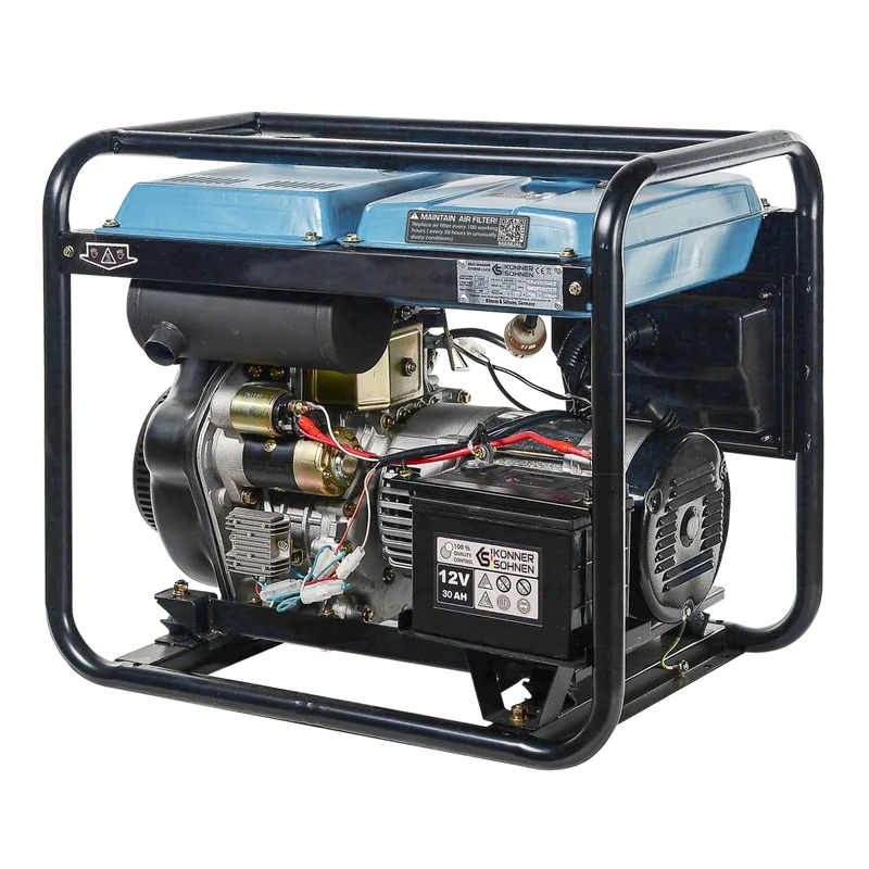 "Könner & Söhnen" Generator KS 6100HDE (EURO V) - 5kW Nennleistung - Dieselmotor - 230V