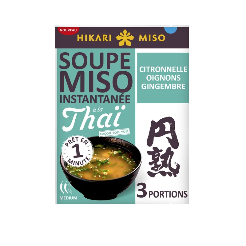 Soupe Instantanée Miso Thaï HIKARI MISO