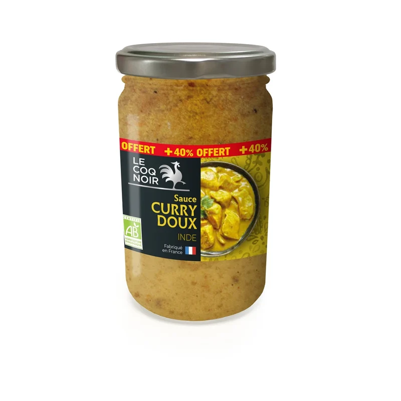 Sauce Curry Doux LE COQ NOIR