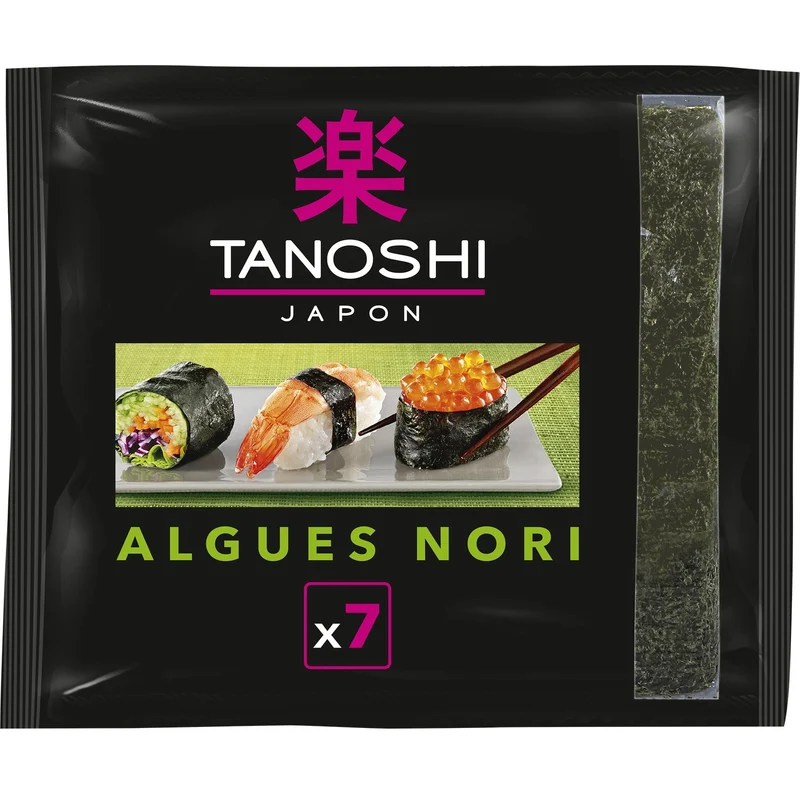 Algues Nori Grillées pour Sushis TANOSHI