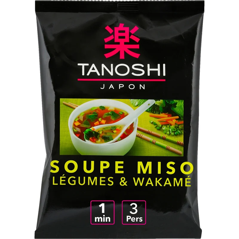 Soupe Déshydratée Miso Légumes TANOSHI