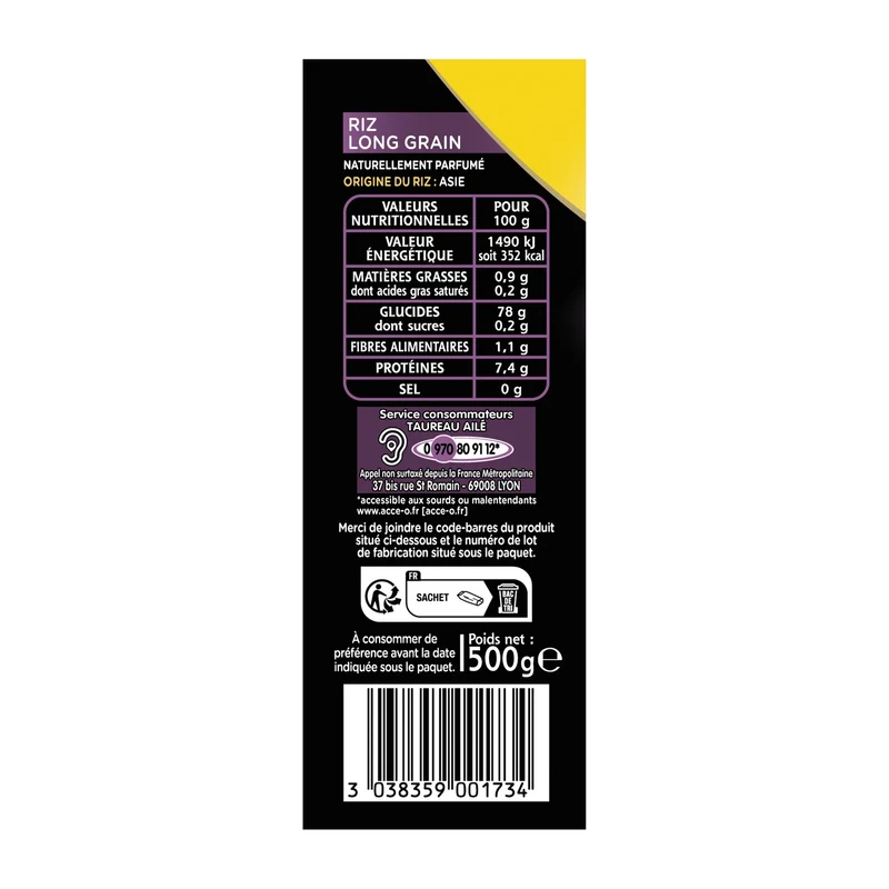 Riz Parfumé 11min TAUREAU AILE