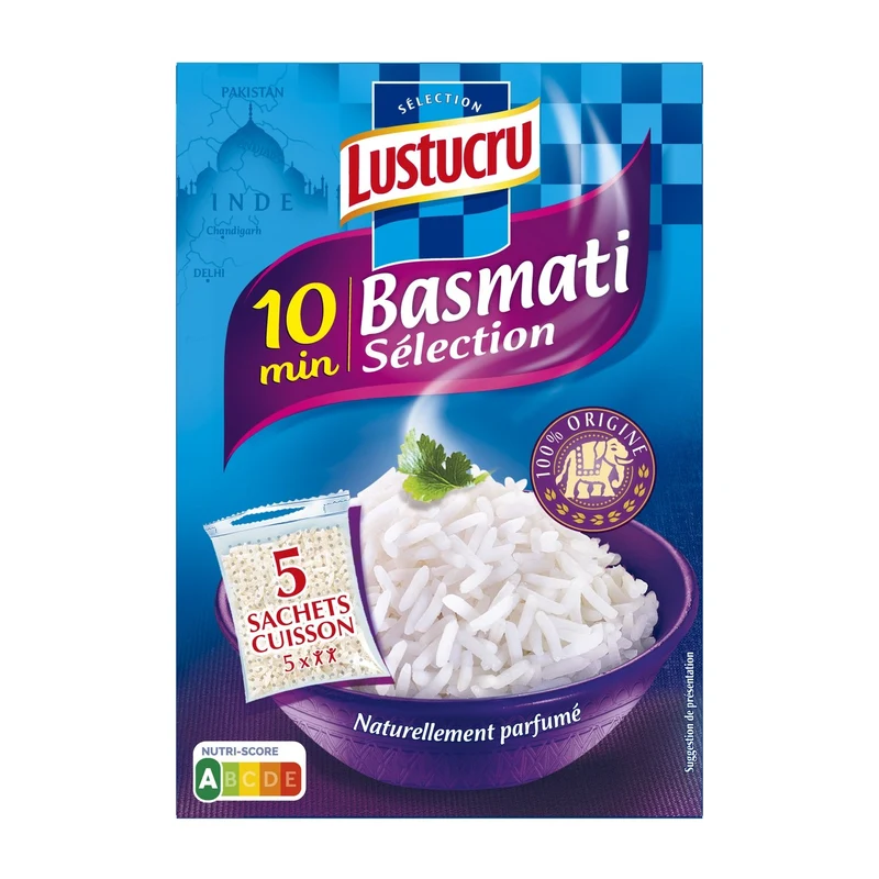 Riz Basmati 10min LUSTUCRU