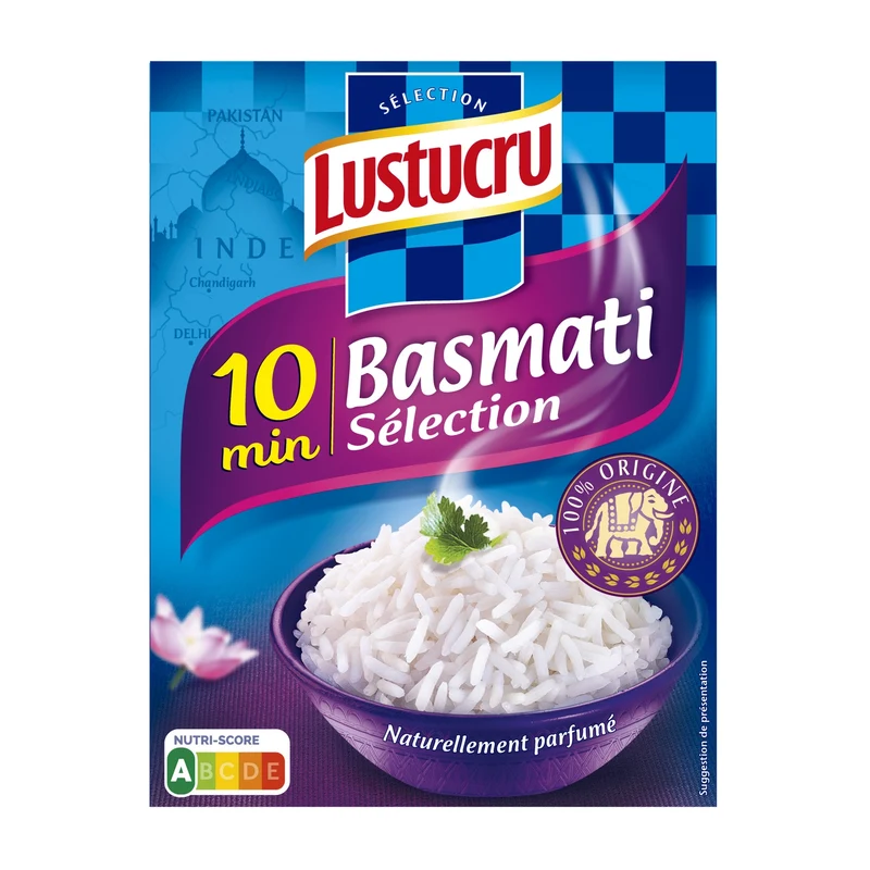 Riz Basmati Long 10 Min LUSTUCRU