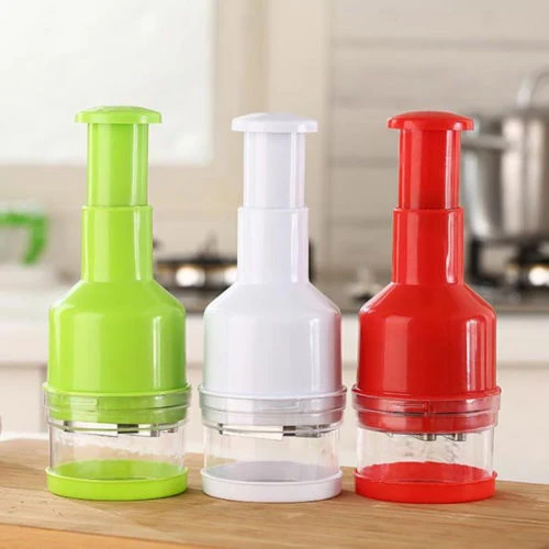 Semi-automatic Stainless Steel Kitchen Pressing Slicer Peeler Onion Chopper