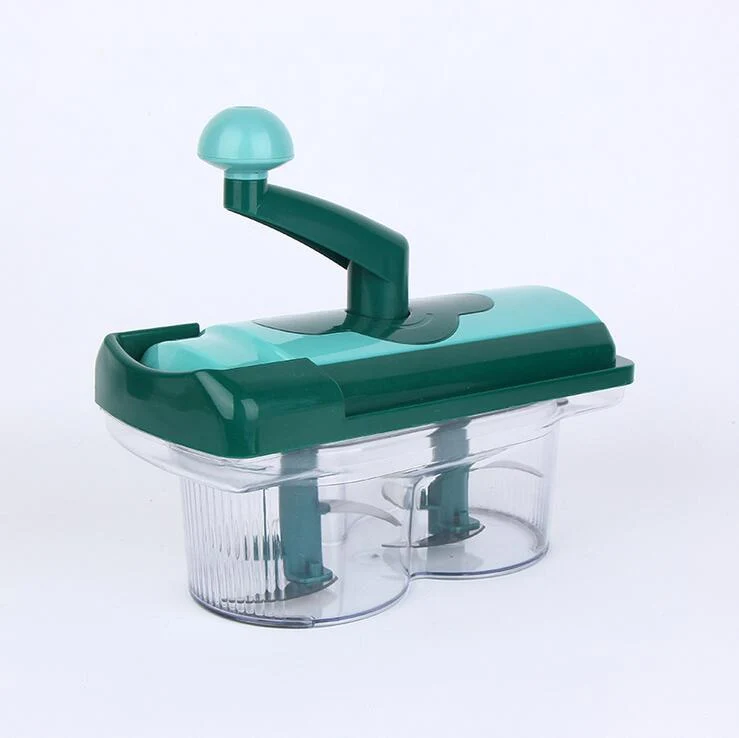 Kitchen Manual Cutting Machine Hand-cranked Meat Pepper Grinder fruit Vegetable Slicer Machine Stainless Steel Kitchen Appliance