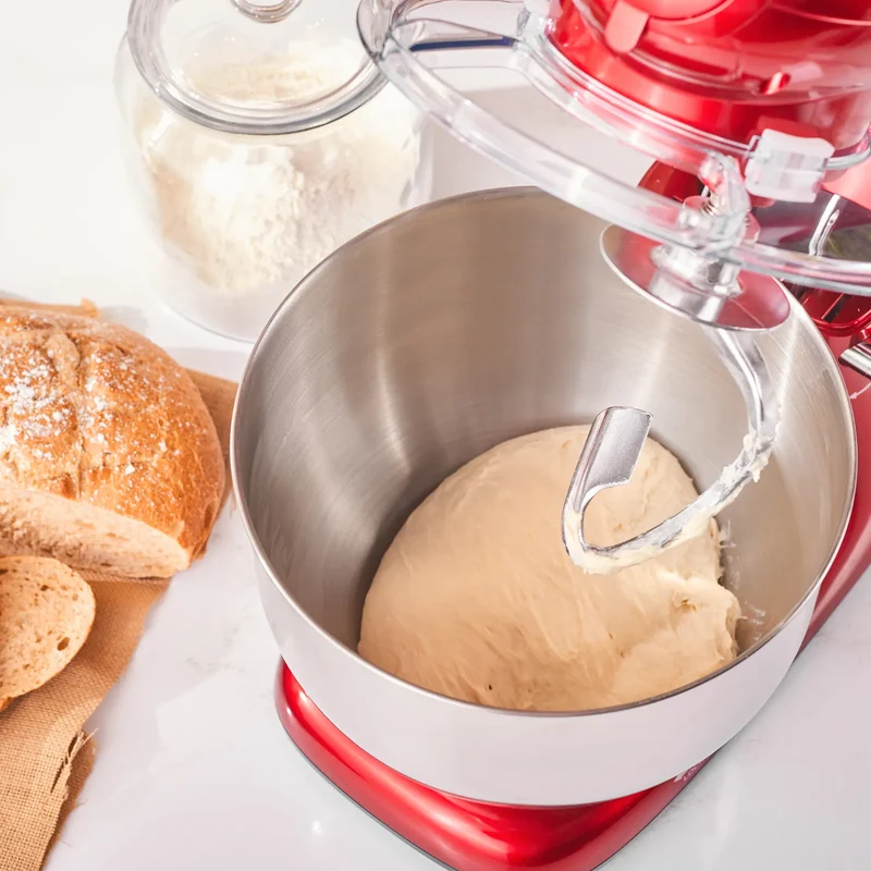 Karaca Multichef Küchenmaschine und Standmixer mit Fleischwolf Standmixer Redgold 1400W