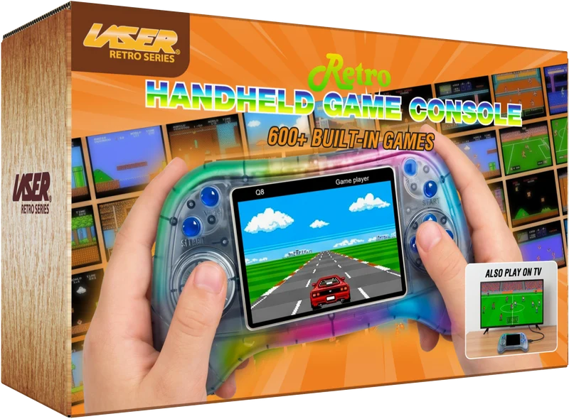 Laser Gaming Retro Handheld Game Console