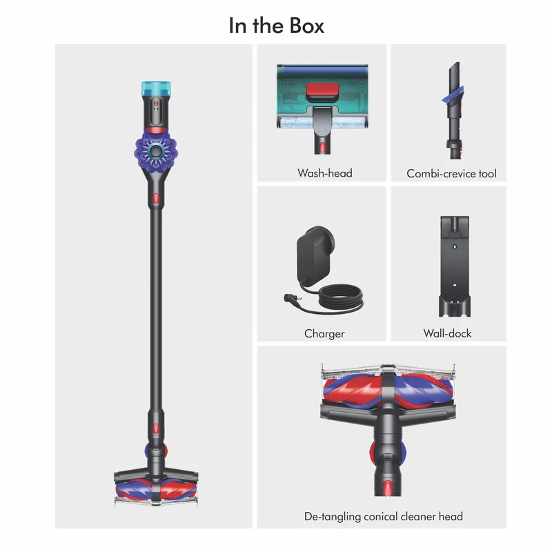Dyson V10 Konical Cordless Vacuum + Wash-Head
