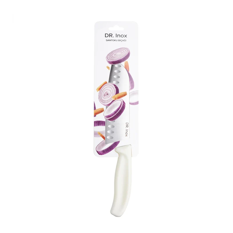Dr. Inox Santoku-Messer 30cm, Creme