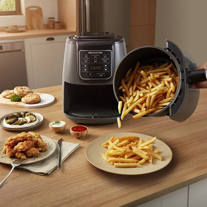 Karaca Air Pro Cook XL 2 in 1 Sprachgesteuerter AirFryer Mineral Gold 4L