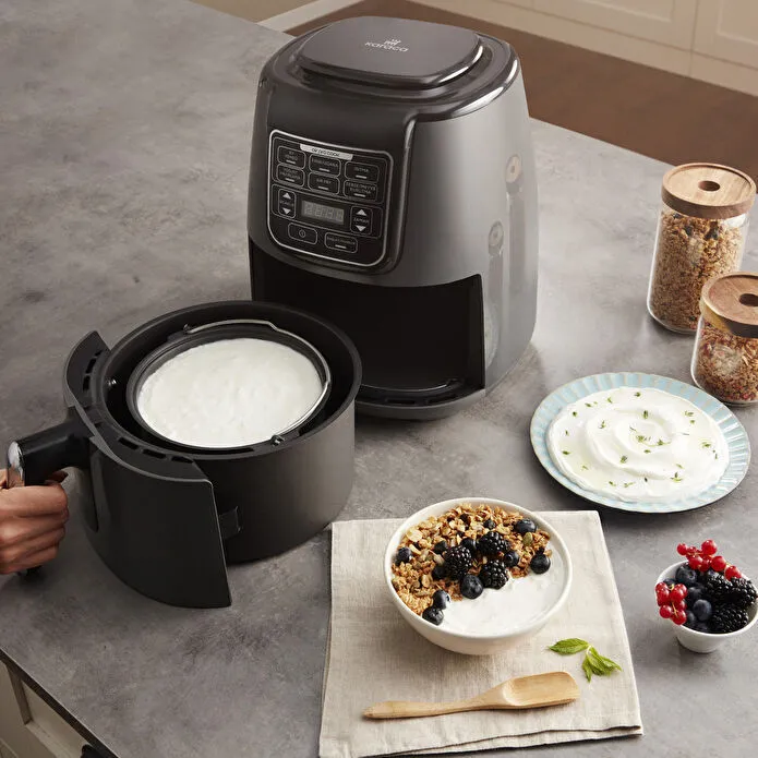 Karaca Air Pro Cook XL 2 in 1 Sprachgesteuerter AirFryer Mineral Gold 4L