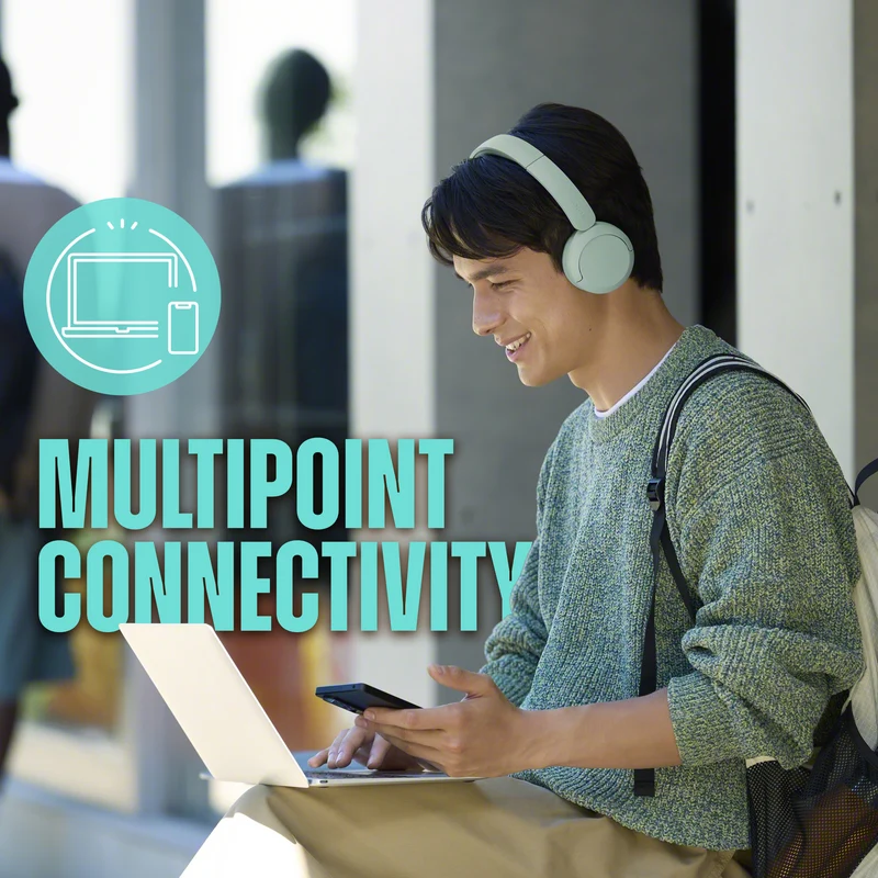Sony WH-CH530 Wireless On Ear Headphones - Cobalt Blue