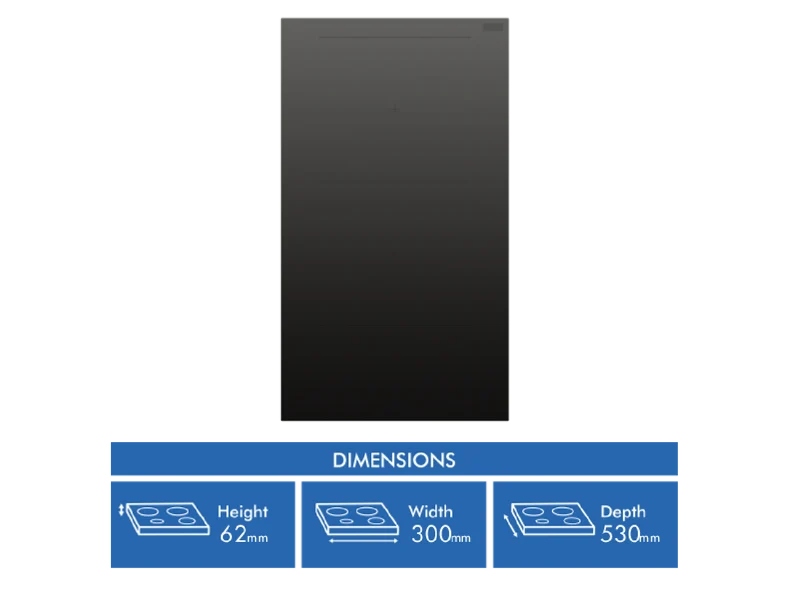 Fisher & Paykel 30cm Series 11 Auxiliary Induction Cooktop, with SmartZone