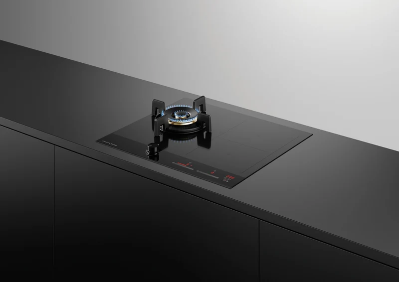 Fisher & Paykel 60cm Series 9 1 Burner + 2 Zone Hybrid Cooktop, 2 SmartZones, LPG