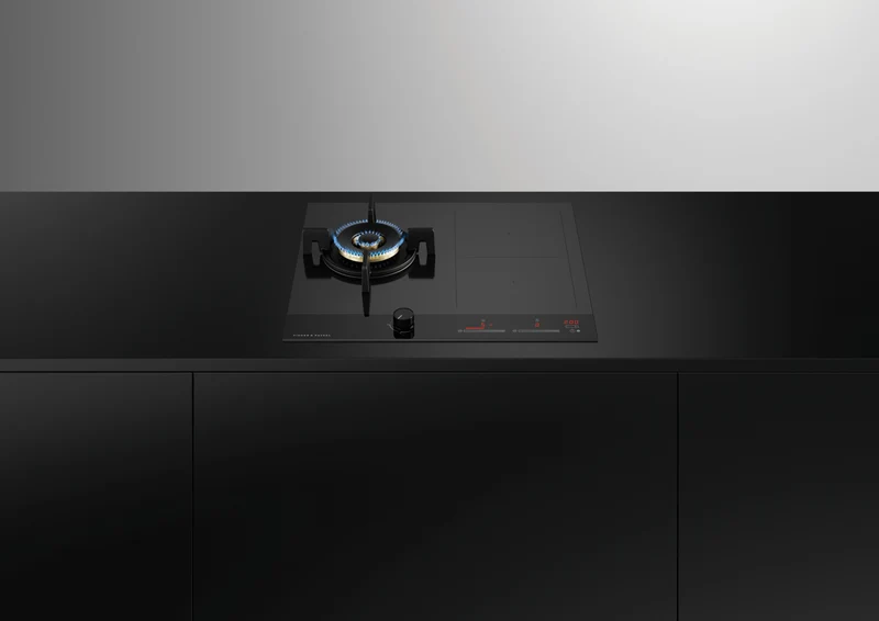 Fisher & Paykel 60cm Series 9 1 Burner + 2 Zone Hybrid Cooktop, 2 SmartZones, LPG