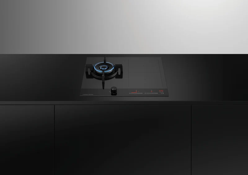 Fisher & Paykel 60cm Series 9 1 Burner + 2 Zone Hybrid Cooktop, 2 SmartZones, LPG