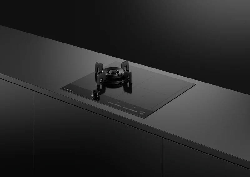 Fisher & Paykel 60cm Series 9 1 Burner + 2 Zone Hybrid Cooktop, 2 SmartZones, LPG
