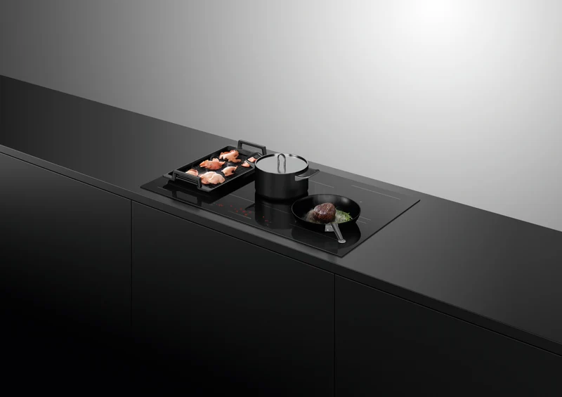 Fisher & Paykel Series 5 90cm 5 Zone Induction Cooktop Smart Zone Low Current, Black Glass