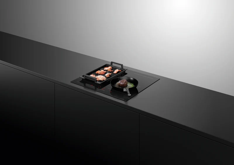 Fisher & Paykel Series 5, 60cm 4 Zone Induction Cooktop Smart Zone, Low Current, Black Glass