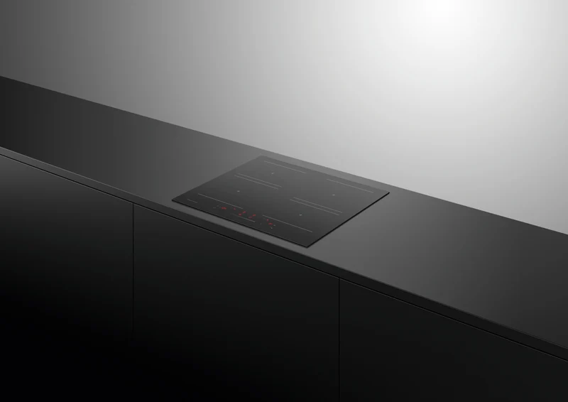 Fisher & Paykel Series 5 60cm 4 Zone Induction Cooktop, Low Current, Black Glass
