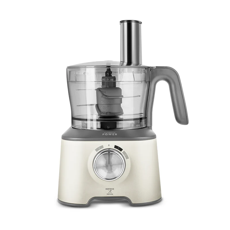Karaca x Refika Mastermaid Power Multifunktionaler 10-in-1 Küchenroboter Swiss Cream 2000W