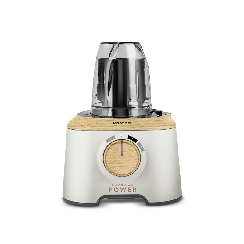 Karaca Mastermaid Power Multifunktionaler 10-in-1 Küchenroboter 2000W Wood Craft