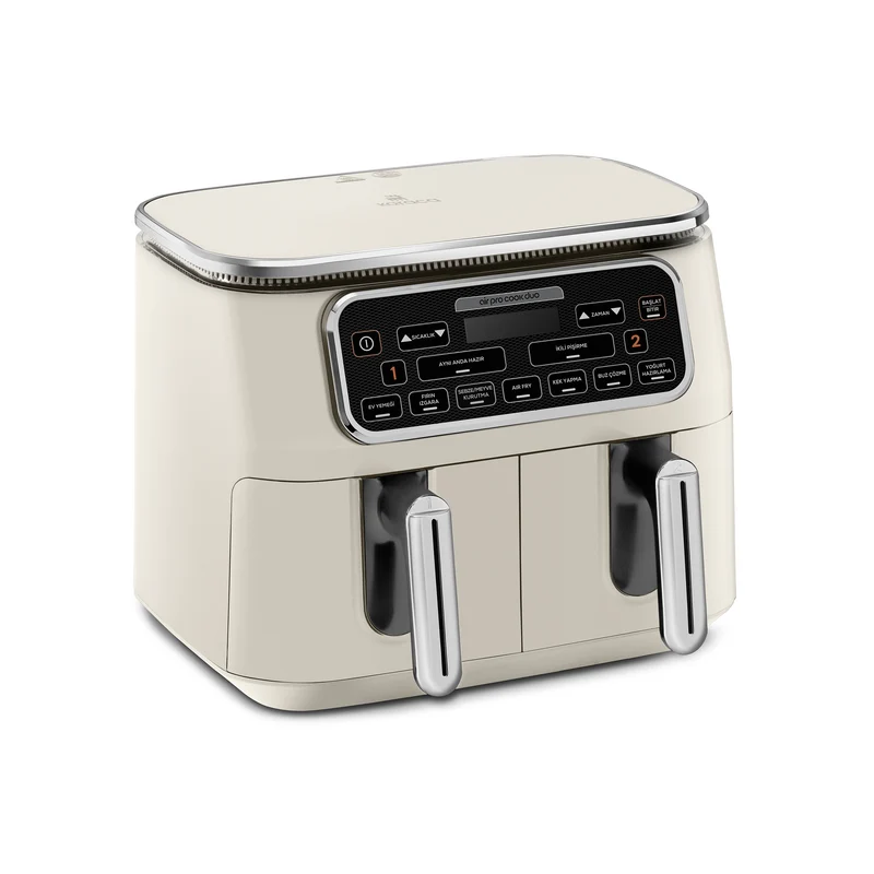 Karaca Air Pro Cook Duo Köz XXXL Airfryer Iconic Beige 8L