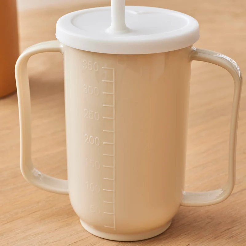 Karaca For All Becher mit Ergonomischen Doppelgriffen, 350 ml