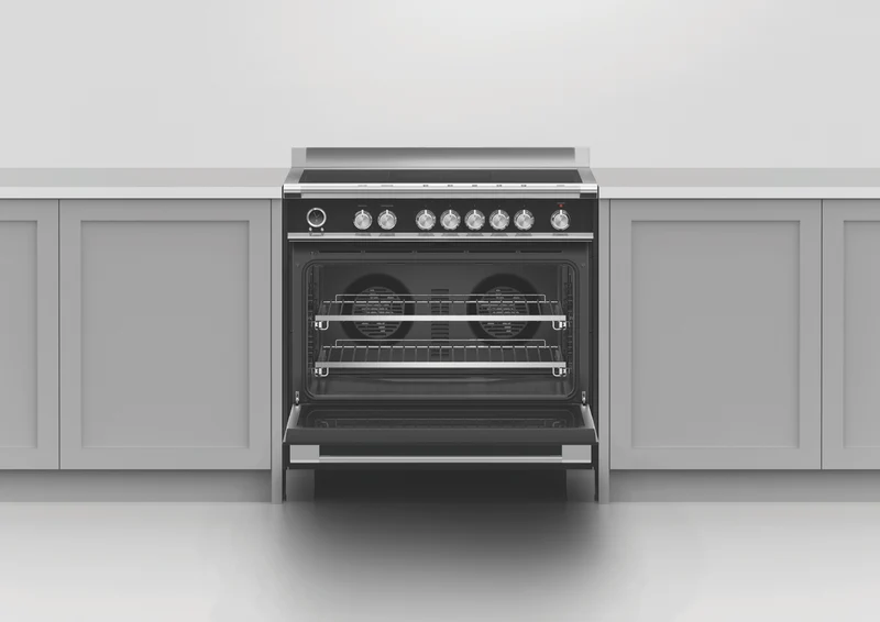 Fisher & Paykel 90cm Series 9 Classic 5 Zone Induction Pyrolytic Cooker, SmartZone