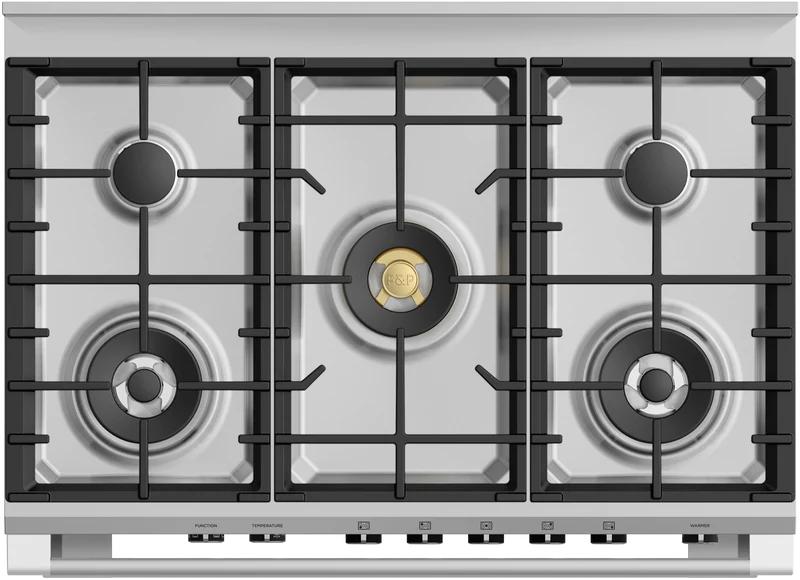 Fisher & Paykel 90cm Series 9 Classic 5 Burner Dual Fuel Pyrolytic Cooker