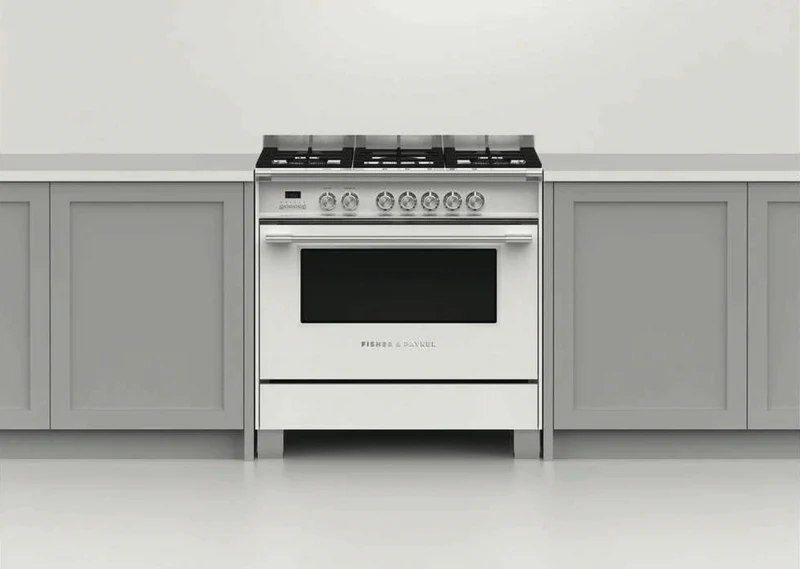 Fisher & Paykel 90cm Series 7 Classic 5 Burner Dual Fuel Cooker