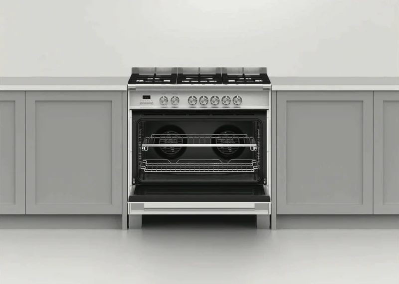 Fisher & Paykel 90cm Series 7 Classic 5 Burner Dual Fuel Cooker