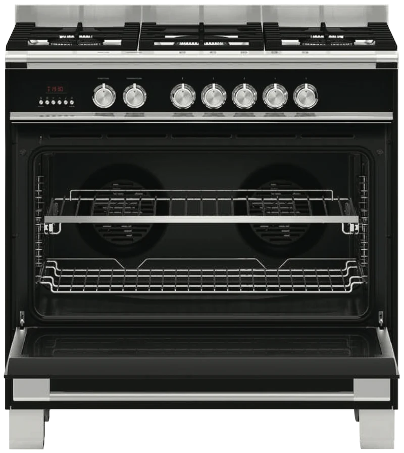 Fisher & Paykel 90cm Series 7 Classic 5 Burner Dual Fuel Cooker