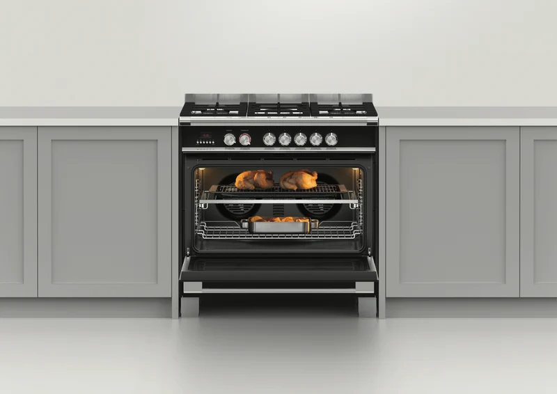 Fisher & Paykel 90cm Series 7 Classic 5 Burner Dual Fuel Cooker