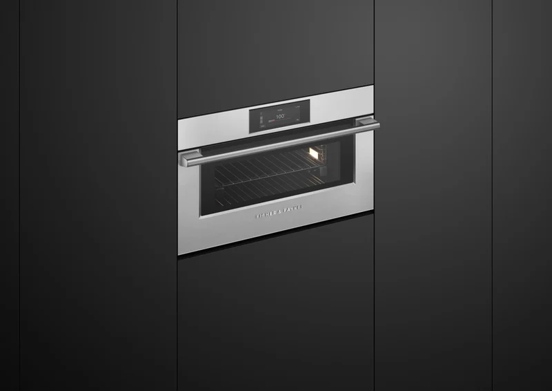 Fisher & Paykel Series 9 Professional Compact 76cm Combination Steam Oven, Stainless Steel