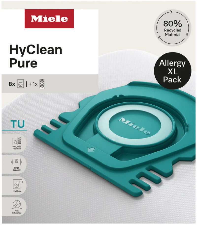 Miele TU HyClean Pure Allergy XL Dustbag for Guard S1 & L1 Models