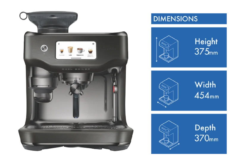 Breville The Oracle Dual Boiler Coffee Machine Noir