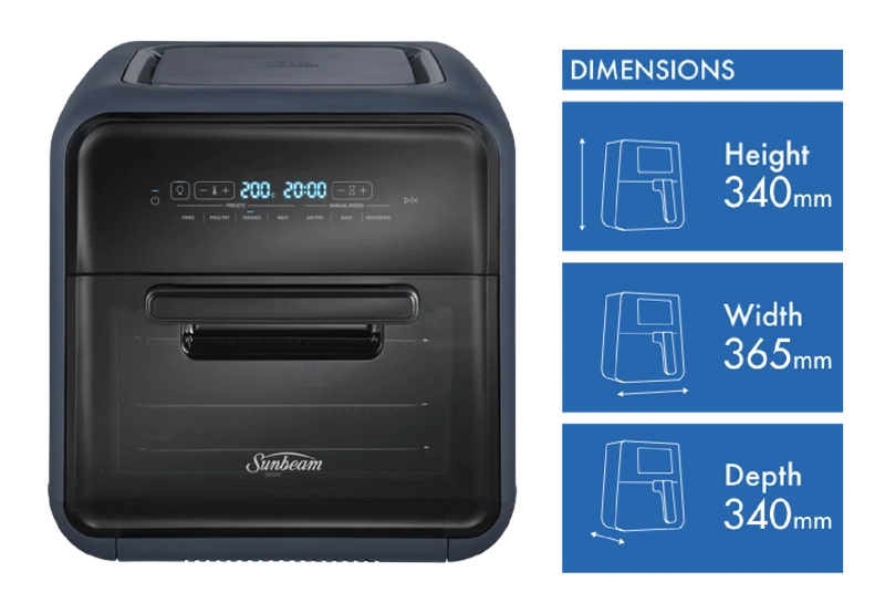 Sunbeam 10 Litre FlexiFry Air Fryer Oven