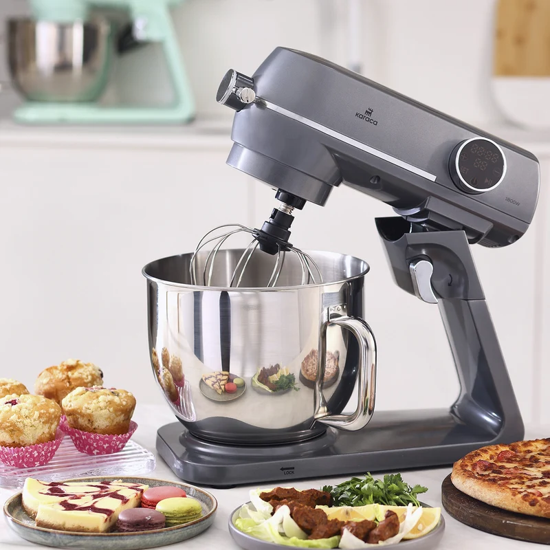 Karaca Multichef Artisan Digital Display Standmixer Anthrazit 1800 W 7 l