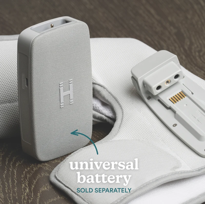 Homedics Modular Foot Compression Wrap + Controller Light Grey