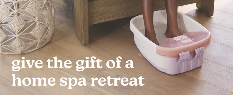 Homedics Bubble Bliss Deluxe Foot Spa Gift Set